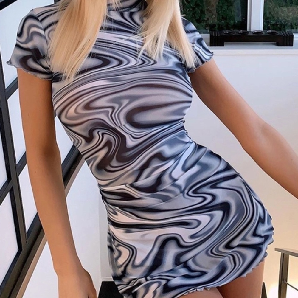 Lost in me mini dress